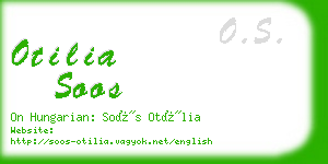 otilia soos business card